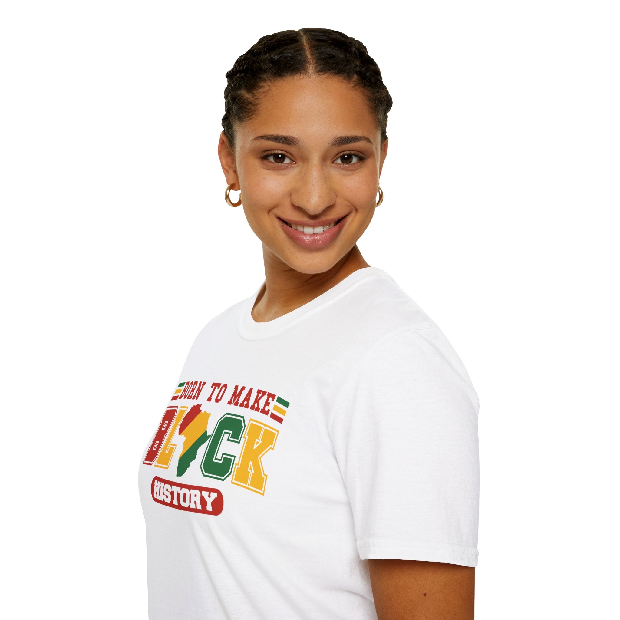 Born to Make Black History T-Shirt — Retro Pan-African Pride Tee