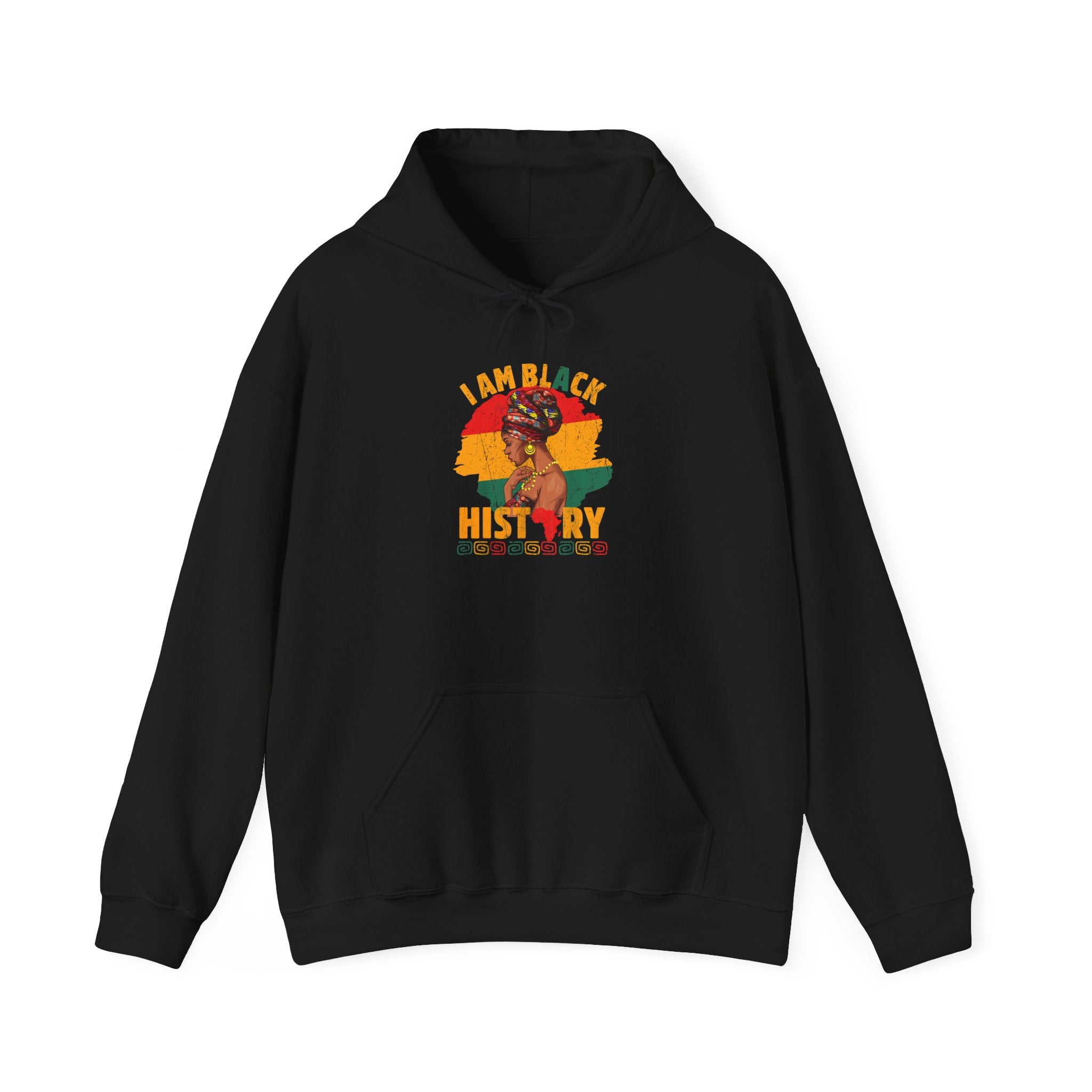 Black History Hoodie — "I Am Black History" / "Born to Make Black History" Pullover