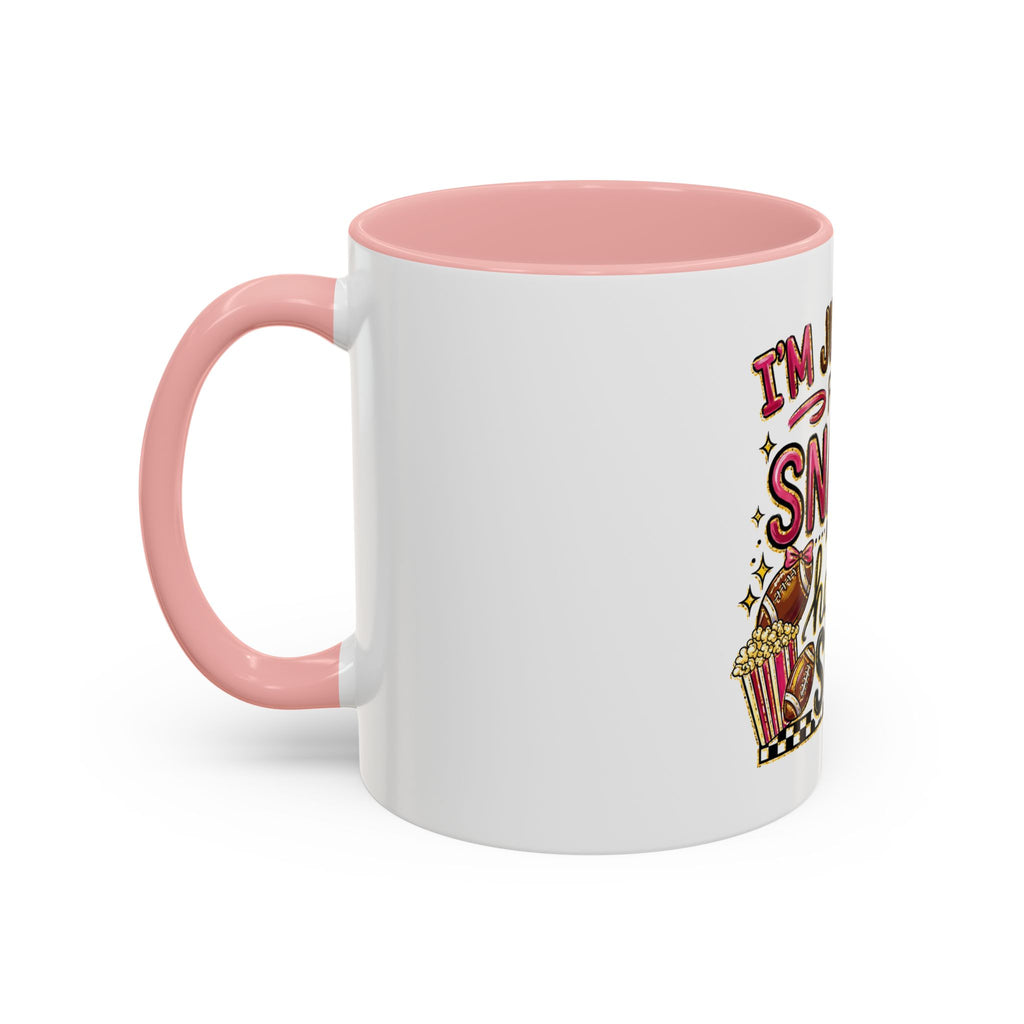 Coffee Mug — "I'm Just Here for the Snacks and Halftime Show" Funny Game Day Mug