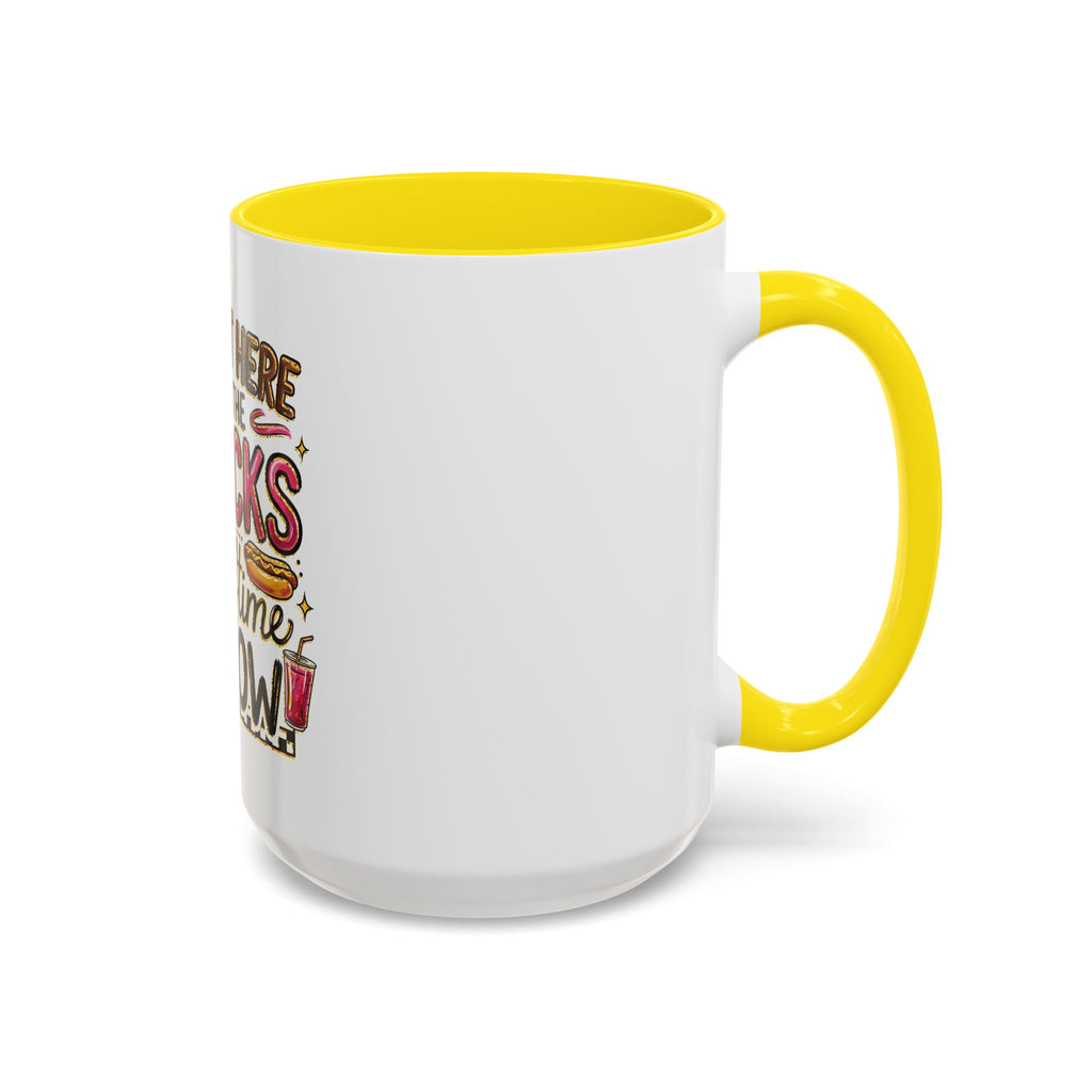 Coffee Mug — "I'm Just Here for the Snacks and Halftime Show" Funny Game Day Mug