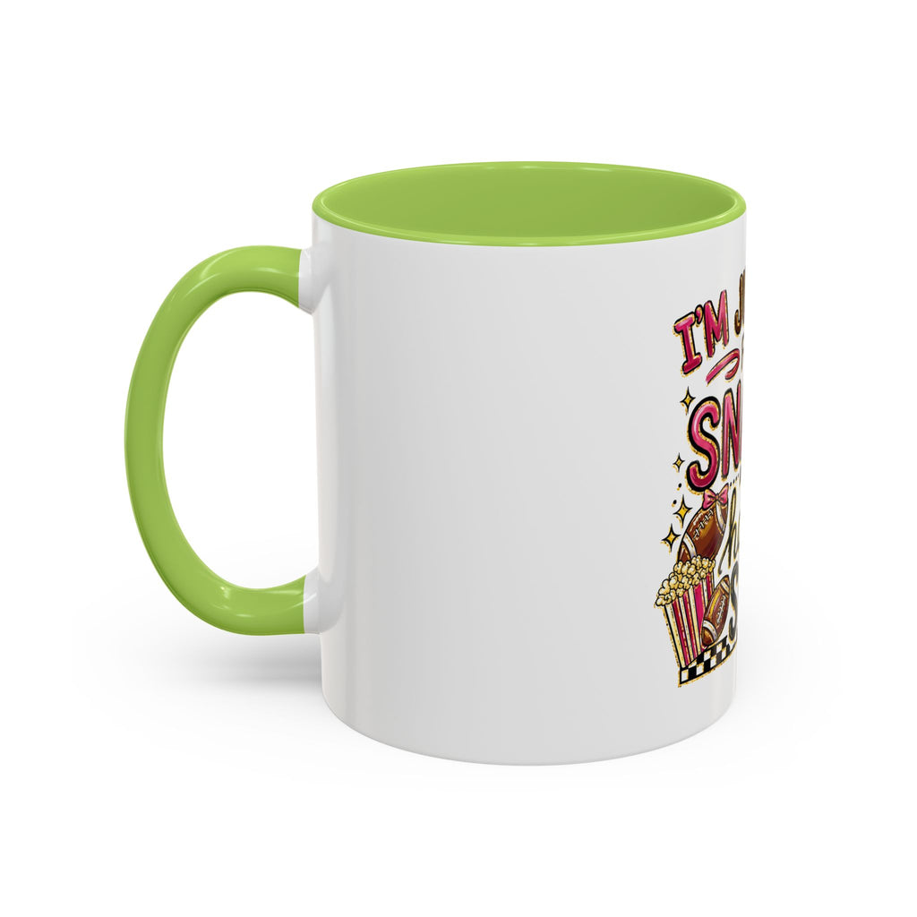 Coffee Mug — "I'm Just Here for the Snacks and Halftime Show" Funny Game Day Mug
