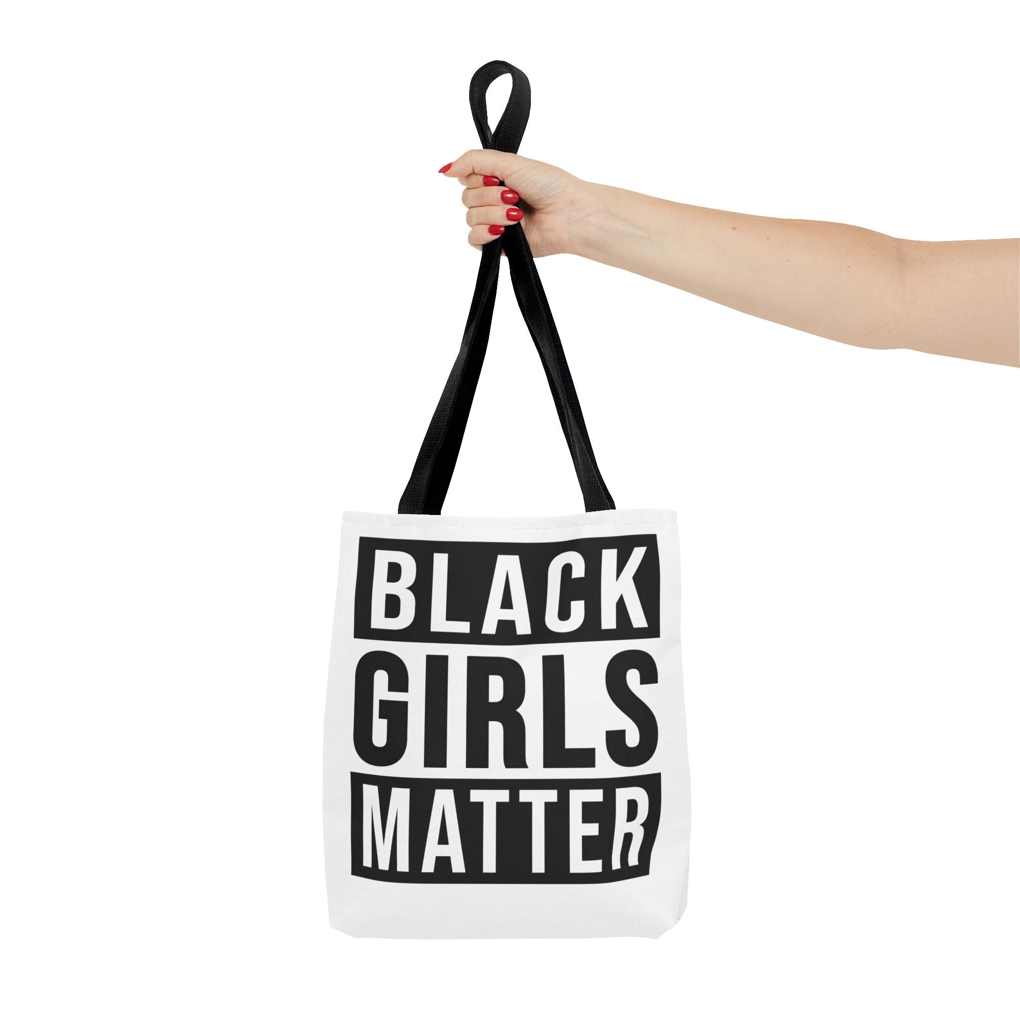 Black Girls Matter Tote Bag — Bold Empowerment Canvas Tote