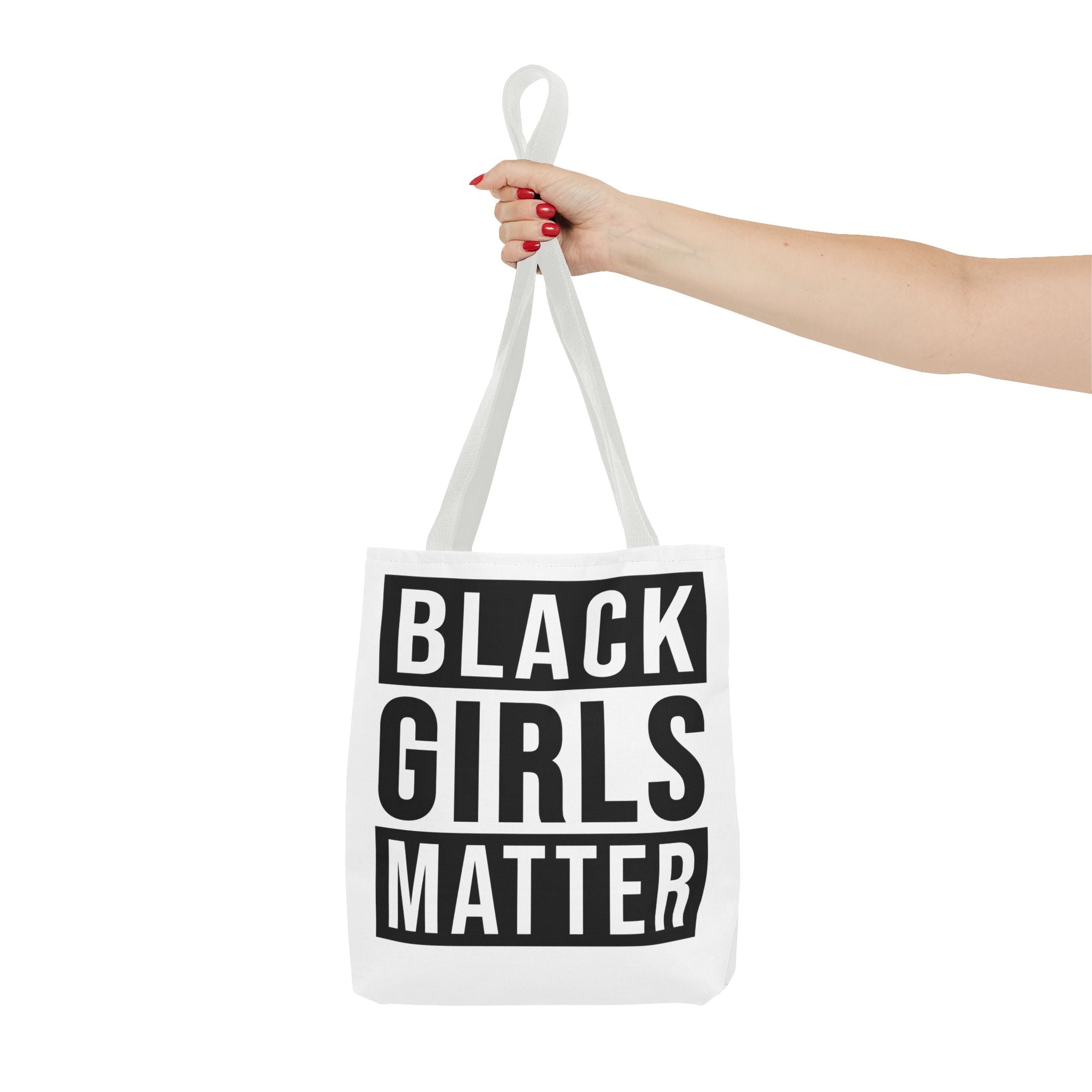 Black Girls Matter Tote Bag — Bold Empowerment Canvas Tote