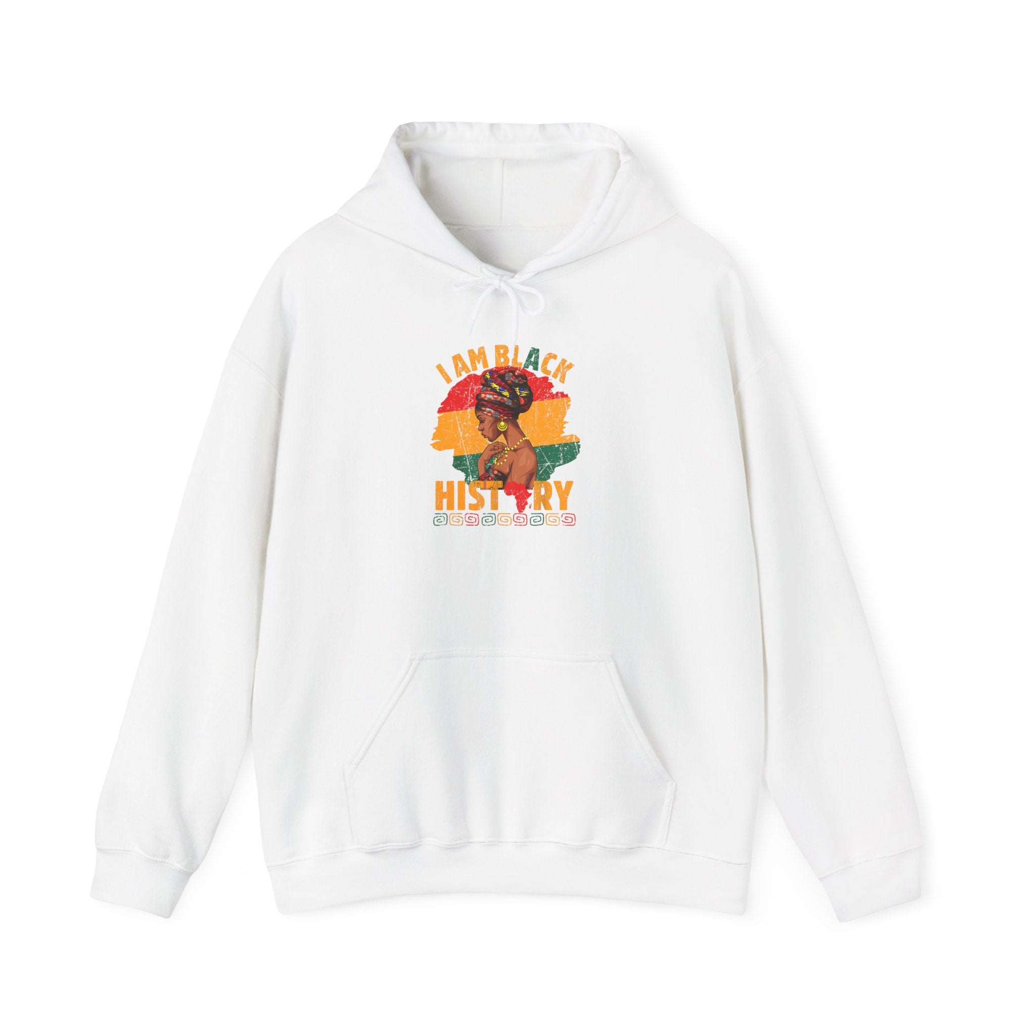 Black History Hoodie — "I Am Black History" / "Born to Make Black History" Pullover