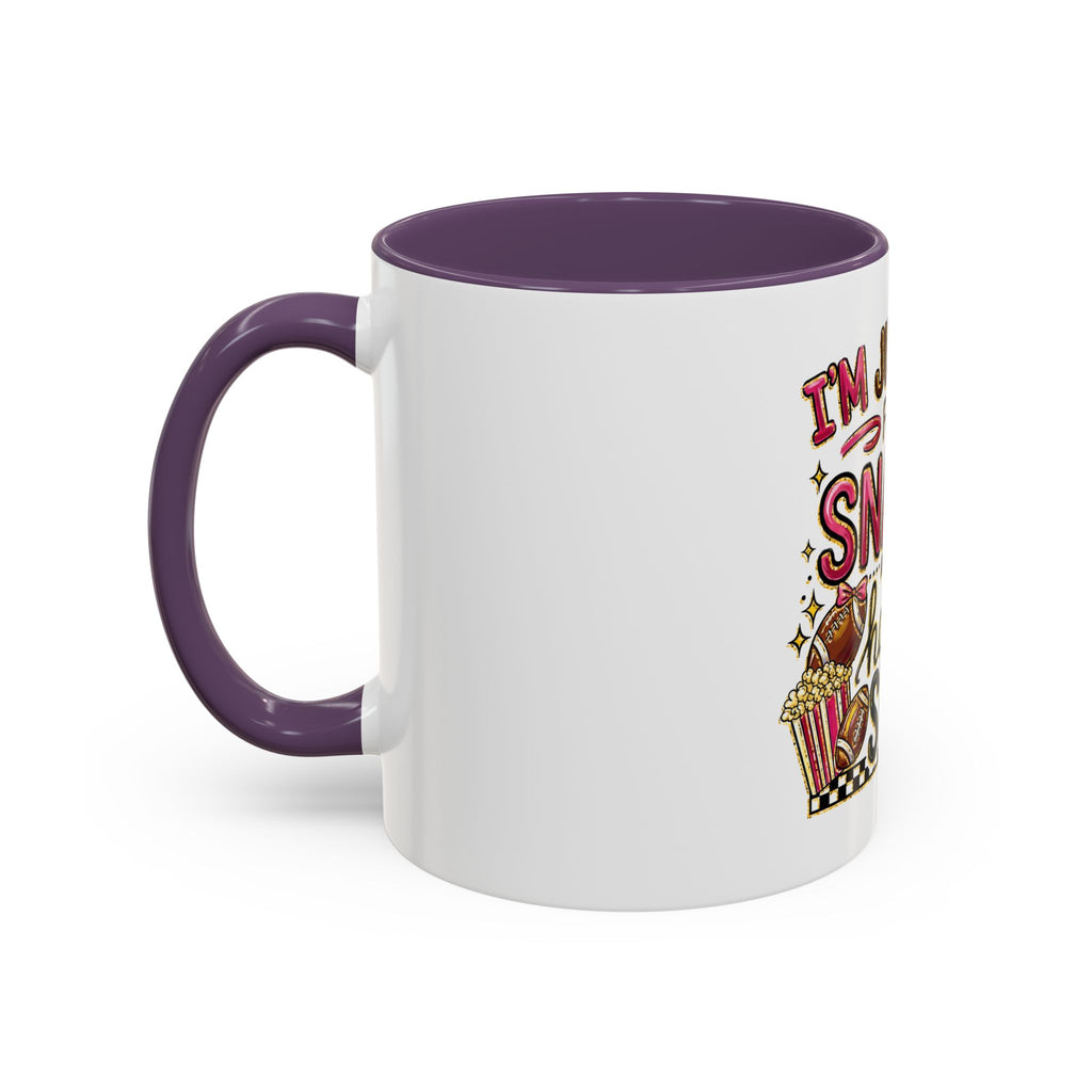 Coffee Mug — "I'm Just Here for the Snacks and Halftime Show" Funny Game Day Mug