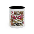 Coffee Mug — "I'm Just Here for the Snacks and Halftime Show" Funny Game Day Mug