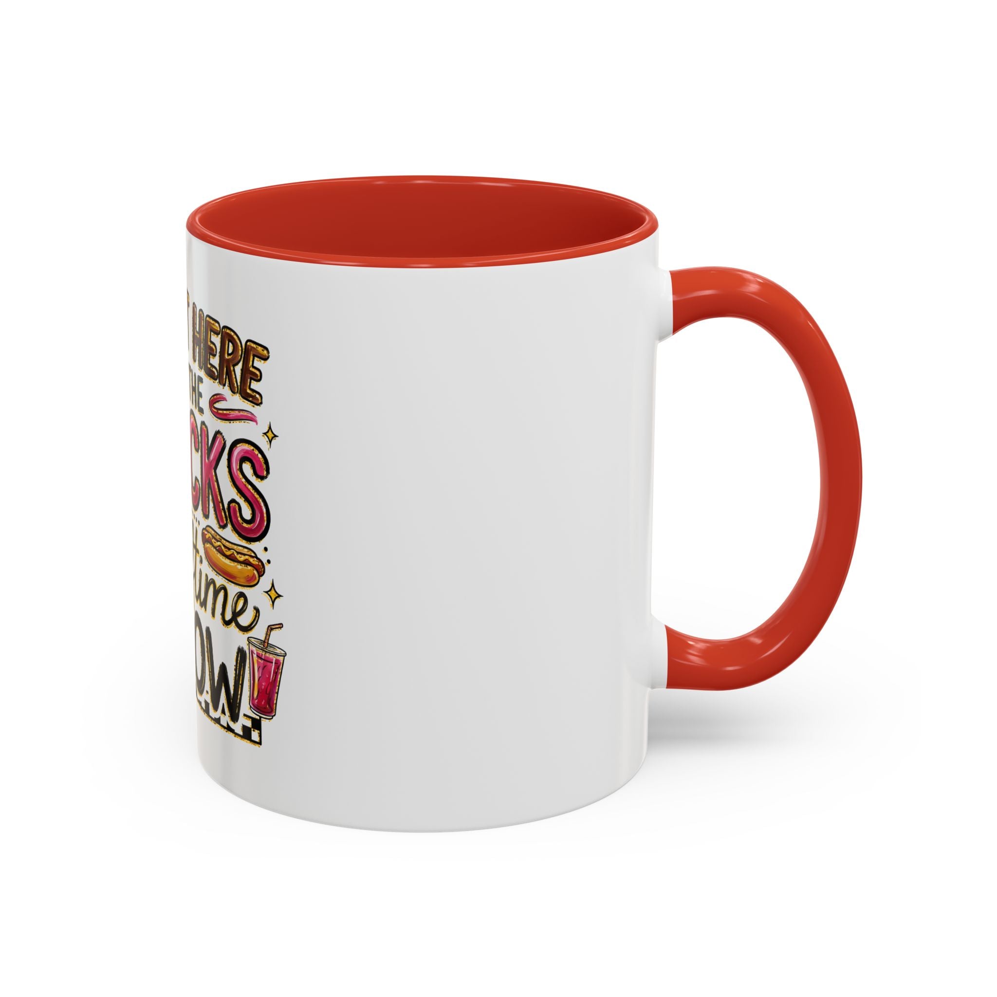Coffee Mug — "I'm Just Here for the Snacks and Halftime Show" Funny Game Day Mug