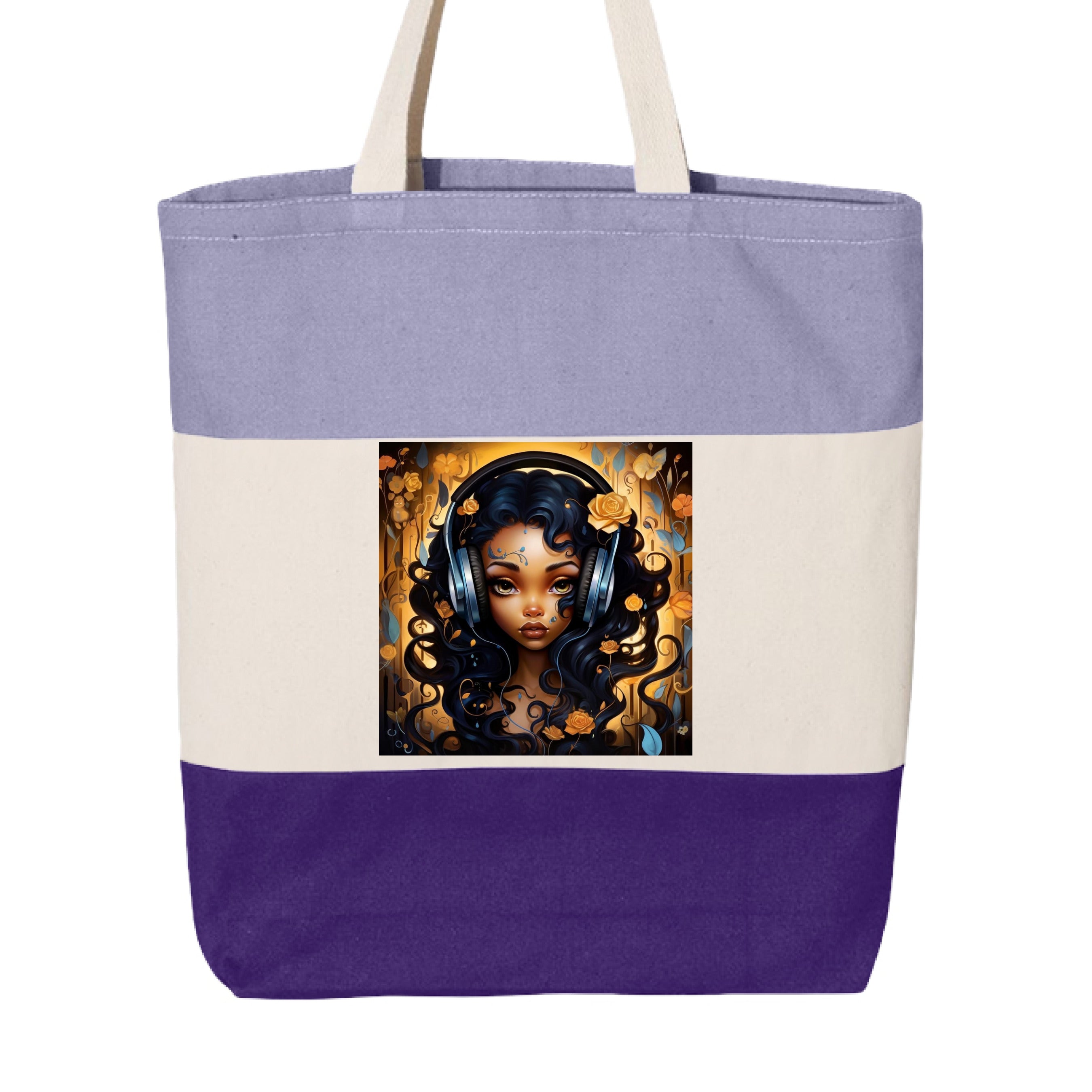 Purple/ Natural/ Lavender - FRONT